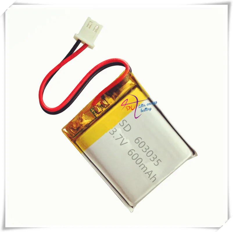 Фотоаппарат для чтения звуковой карты 2,54 3,7 в 600 мАч с полимерной литиевой батареей 603035 MP3