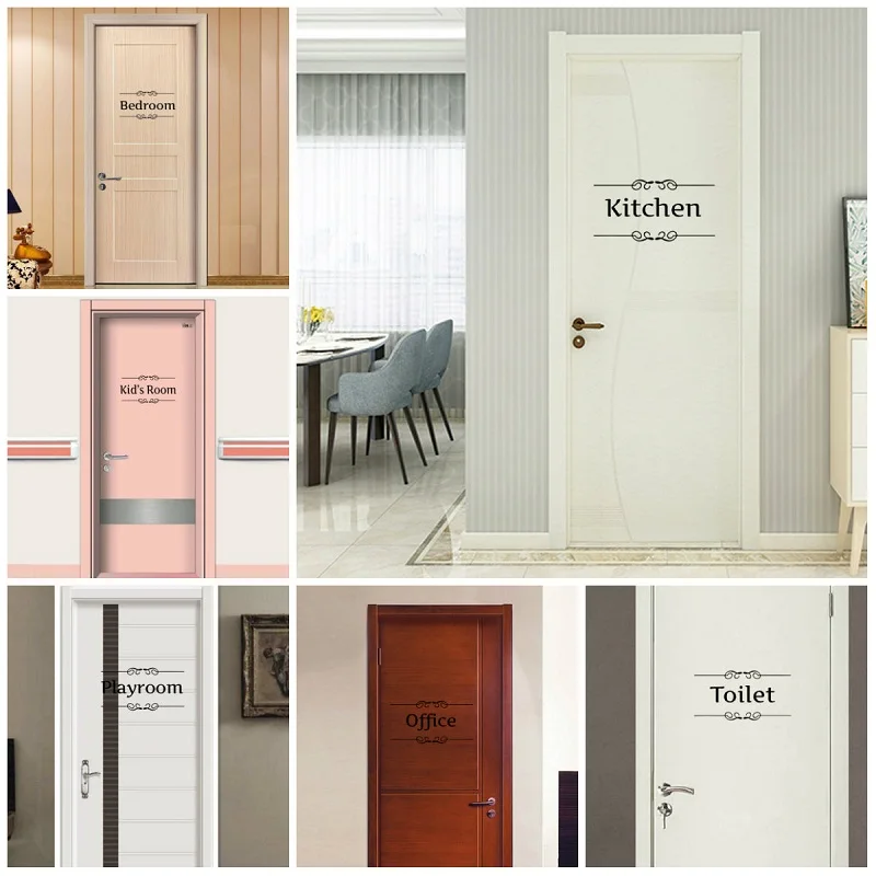 7 Styles New Features Room Wall Sticker Bedroom Playroom Kitchen Office Kid's Room Character Sticker Home Decoration PVC Poster