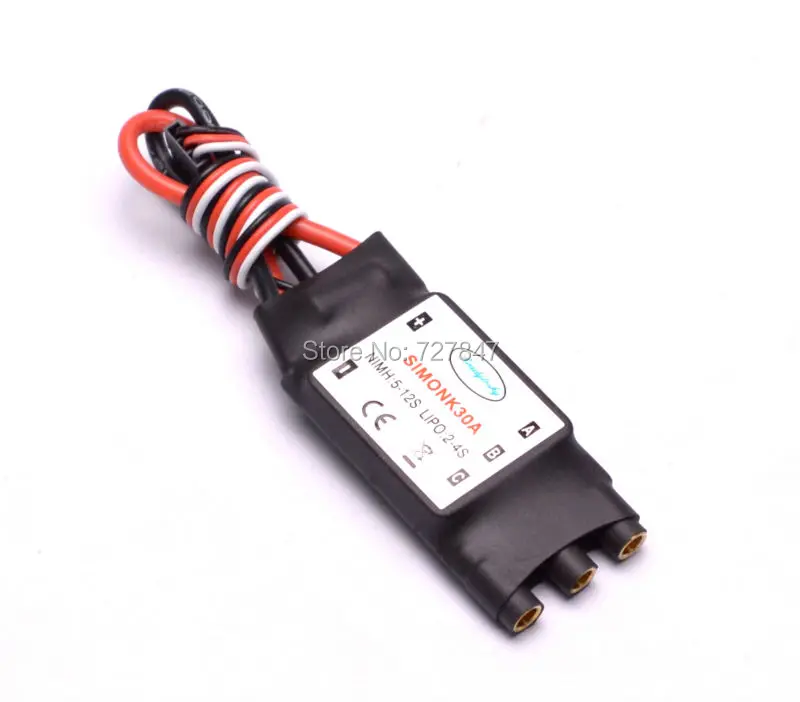 

1pcs 30A SimonK ESC with BEC For RC Quadcotper Helicopter