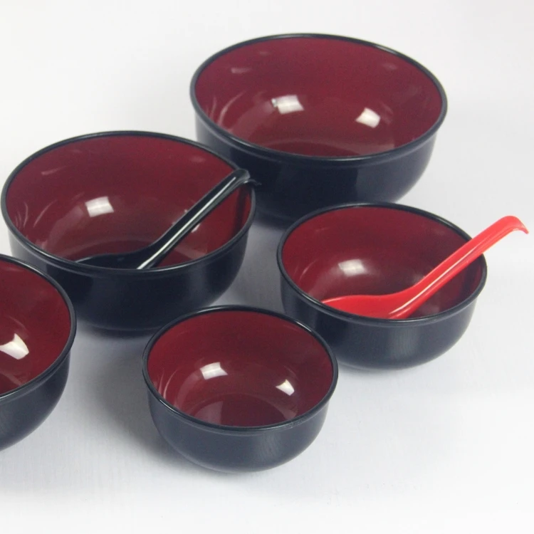 Japanese style plastic bowl tableware instant noodles rice soup bowl