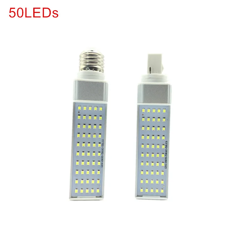 Ampoule LED épis de maïs, G24/E27, 7W 9W 11W 13W 15W 18W, projecteur SMD 2835, prise horizontale à 180 degrés