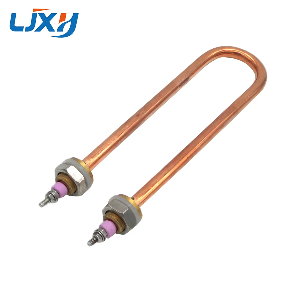 LJXH U Shaped AC220V/380V M16 Thread Electric Tubular Copper Water Heater Element 1KW/1.5KW/2KW/3KW/4KW