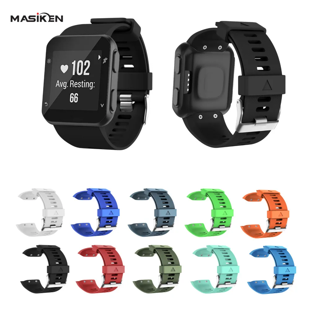 

Replacement Silicone Wrist Watch Band Strap for Garmin Forerunner 35 Smart Watch Wristband Bracelet Smart Accessories