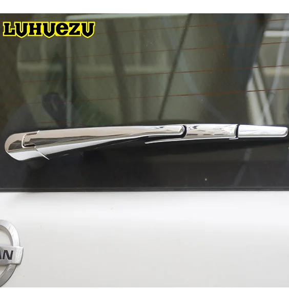 Chrome Rear Window Screen Wiper Decoration Styling Cover For Nissan Patrol Y62 Armada Accessories 2013-2017 Model