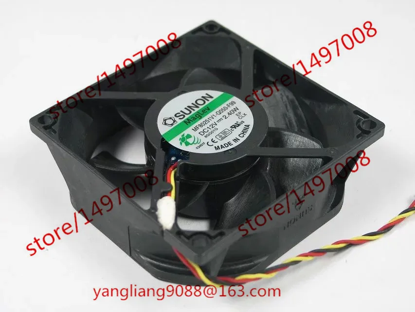 

SUNON MF80251V1-Q050-F99 DC 12V 2.40W 80X80X25mm Server Cooling Fan