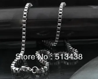

10pcs Lot 21.6'' LOLI girls jewelry Stainless Steel thin 1.9mm box chain necklace