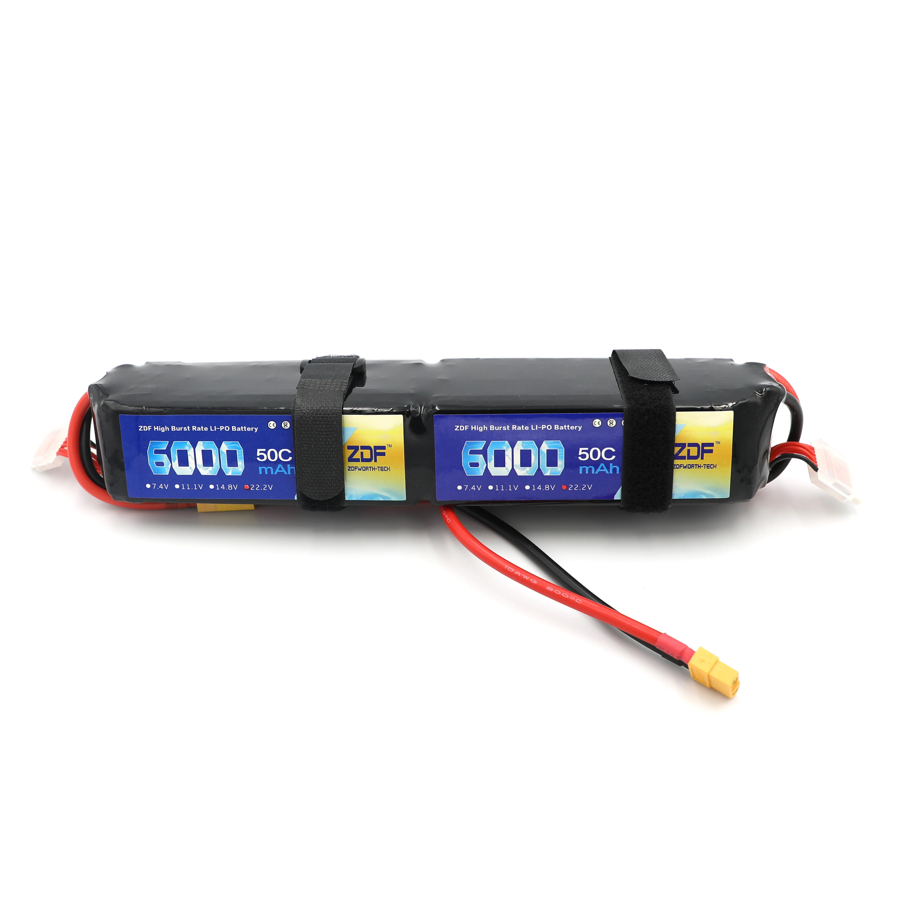 ZDF 6000mAh 12S 50C/100C 44.4V akumulator do helikoptera stałe skrzydło