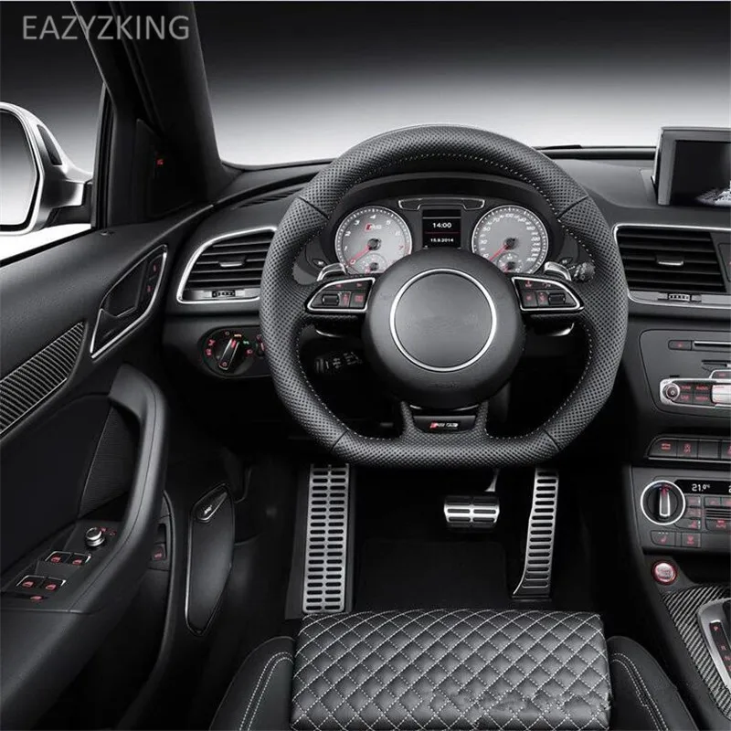 For Audi Q3 8U A3 8P A1 TT Passat Golf Vento Shara Jetta Superb Seat Altea Leon Toledo Car Accessories Gas Brake Pedal Cover