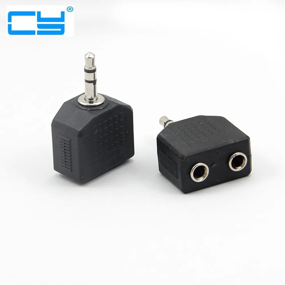 

2 in 1 female to male audio line Headphone transducer audio adapte combo adapter adapt 3.5 audio splitter for headset microphone