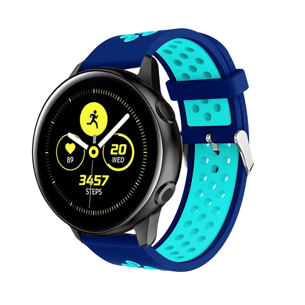 ل Xiaomi Huami Amazfit GTS 20 مللي متر الرياضة حزام ساعة اليد اللون لينة سيليكون استبدال حزام الساعات ل Huami Amazfit Bip ساعة ذكية