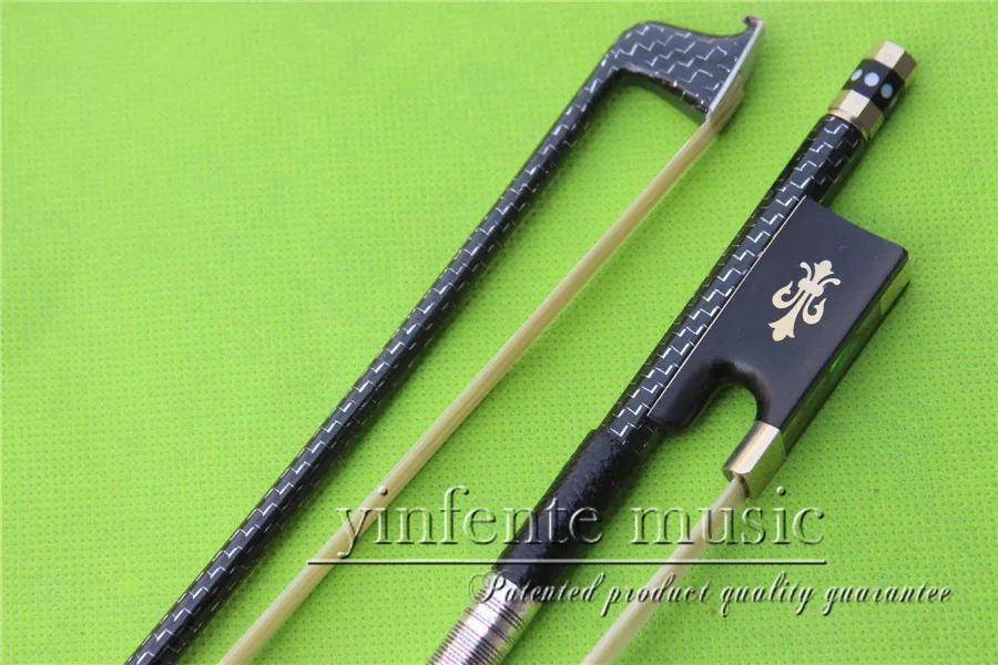 X-029 # new one  4/4 Violin Bow   Carbon Fiber Fine Flame Sliver String High Quality