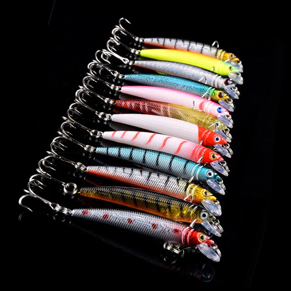 

113pcs/lot Fishing Lures Mixed Minnow/Crank/VIB/Popper Lure 16 Models Quality Good Bass Crankbait Wobbler Fishing Tackle Pesca