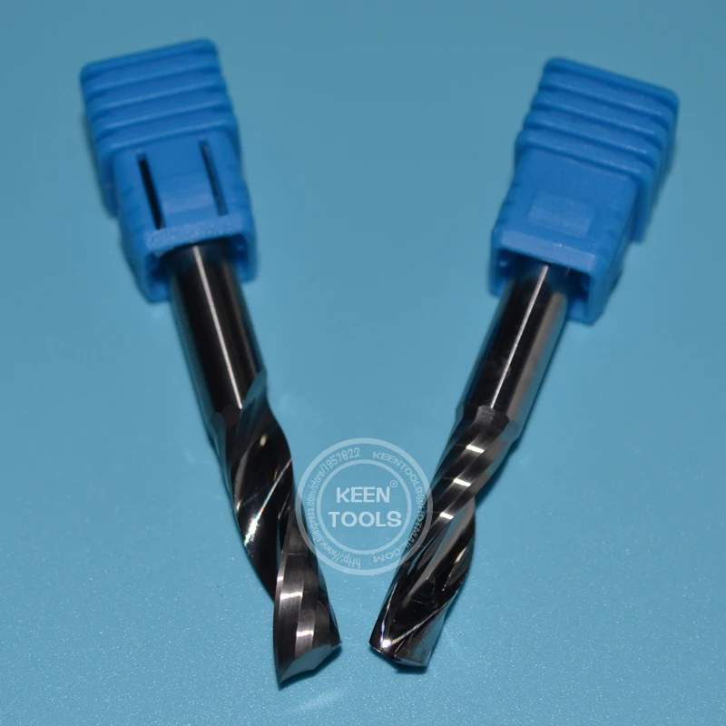 EM6.3522mm Single Flute Aluminum End Mill Cnc Cutter Router Bits Spiral Bit