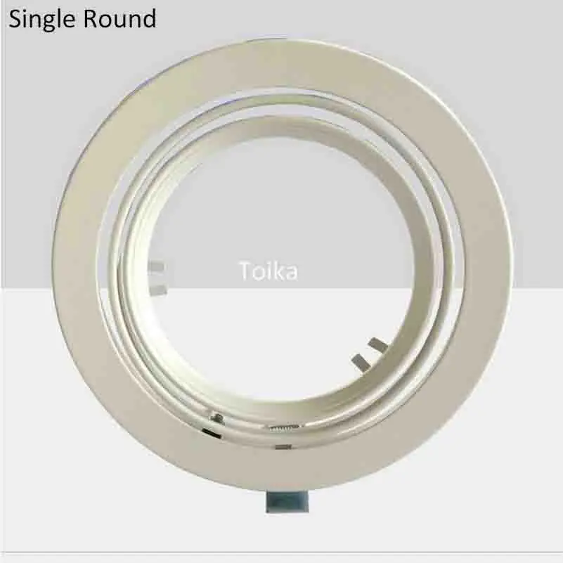 

Toika 10 pieces/lot AR111 fixture holer aluminum white face,AR111 holer for cob AR111 fitting led grille light