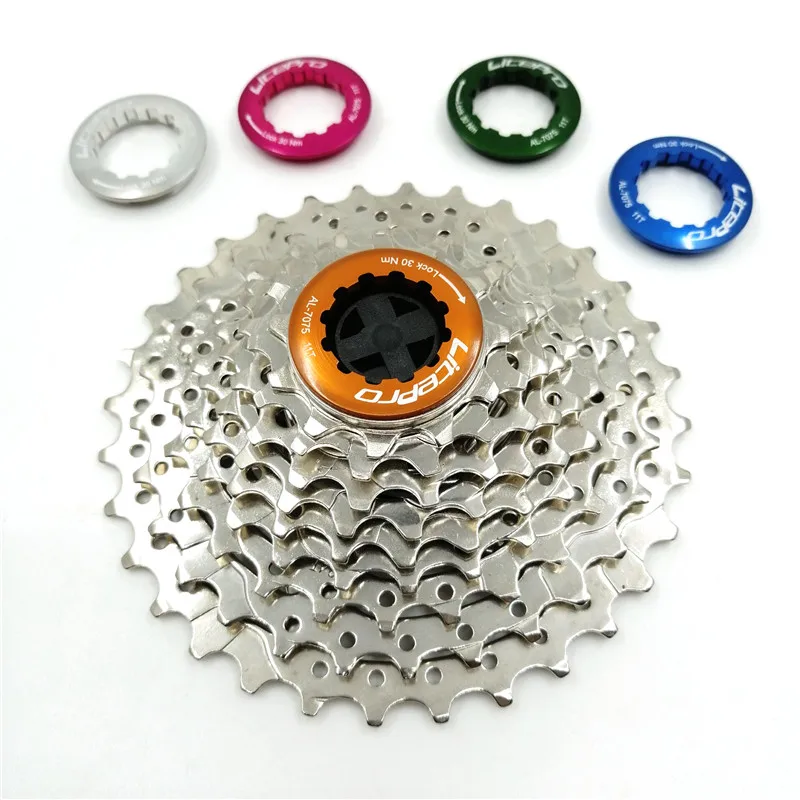 LITEPRO Cassette Freewheel Lock Caps 11T Flywheel Cover Aluminum Alloy 7075 Mountain Bike Road Folding Bicycle Freewheel Part