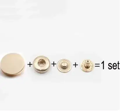 SICODA High quality Flat Shirt Clothes Metal buttons outerwear Gold buckle Overcoat anchor buckle snap button 20sets/lot