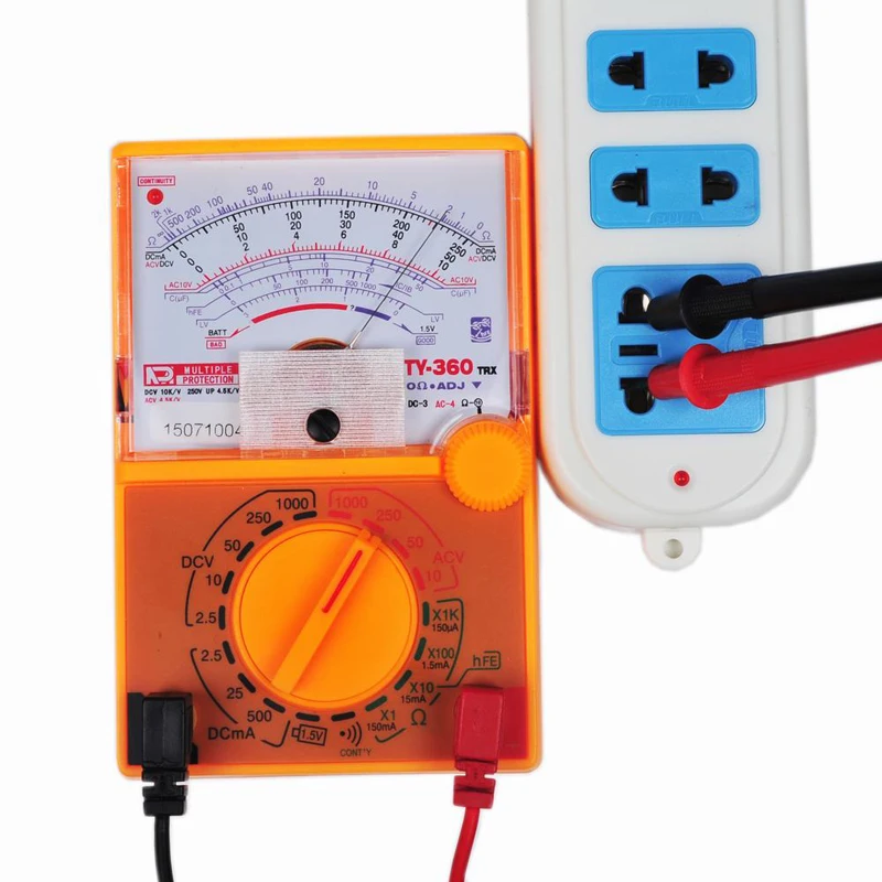 1PCS Elektrische Multitester Multimeter Multifunktionale DC 2,5-10-50-250-1000V