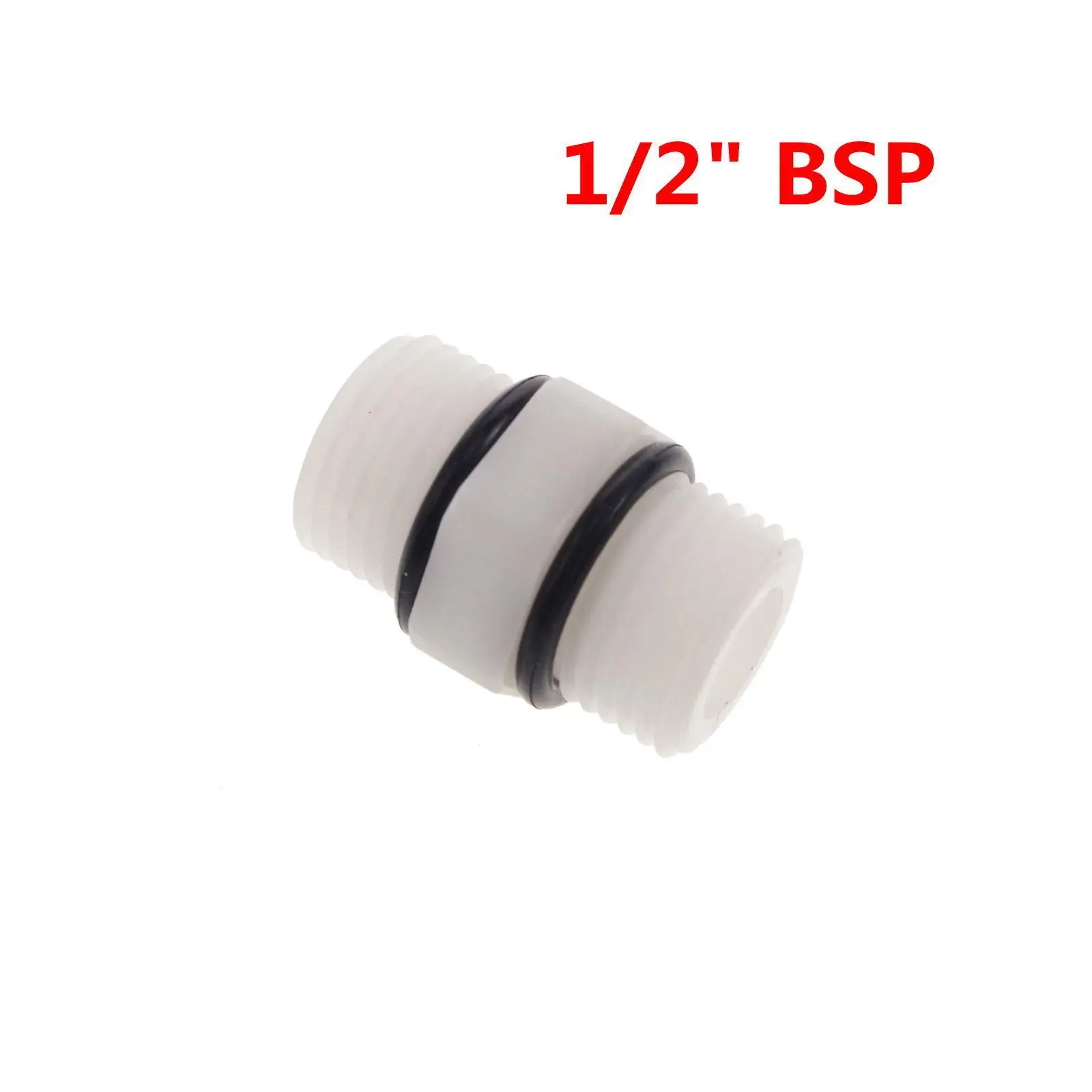 

10PCS 1/2" BSP Male Straight Plastic Reverse Osmosis RO Water System Nylon Connect Fitting Pressure 1.6Mpa