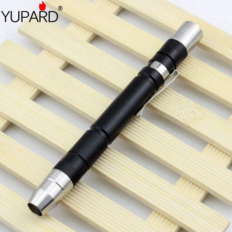 YUPARD Q5 white LED Stainless Flashlight Purple lamp UV 395nm Ultraviolet identify Amber Scorpion Cosmetics AAA/10440 battery