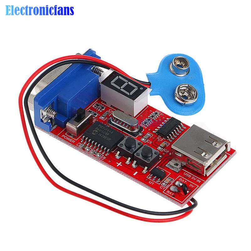 VGA Signal Generator LCD Tester 15 Signal Output USB Battery Dual Power Supply