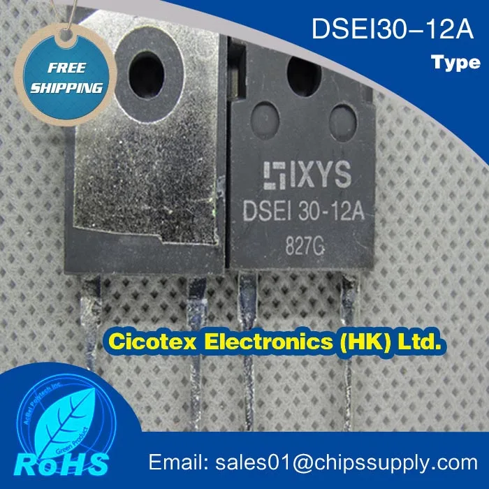 

30pcs/lot DSEI30-12A TO-247