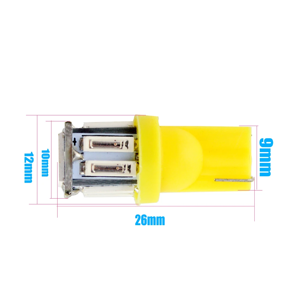 T10 7014 10 SMD W5W 434 T4W 10 LED 7014 SMD H6W Car Auto Interior Reading Lights Dome Lamp DC 12V 24V White Red Green Blue