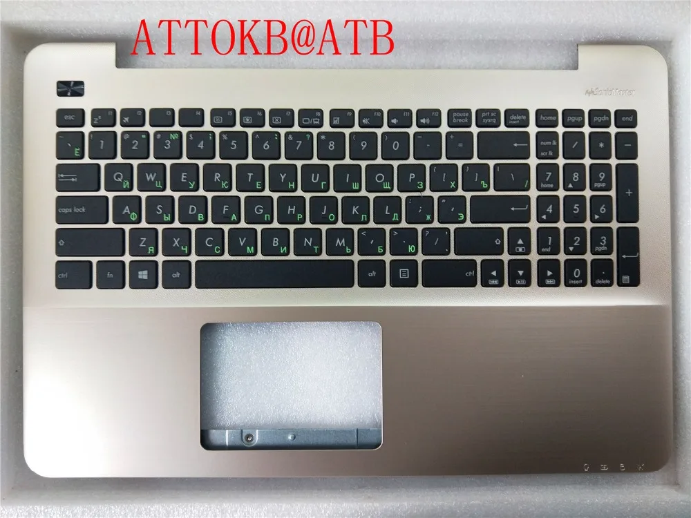 Imagem -04 - New Russo Teclado do Portátil para Asus X555 X555l A555l F555l R556l Vm510l W519l Y583l R556 W509 X555d X555s Palmrest Cubra com c
