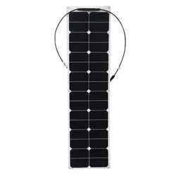 XINPUGUANG Flexible Solar Panel 50W 50 W ETFE elastyczny Panel słoneczny 50 wat 18V ogniwa energia słońca 12V bateria słoneczna do samochodów RV łodzi kamper dachy jacht