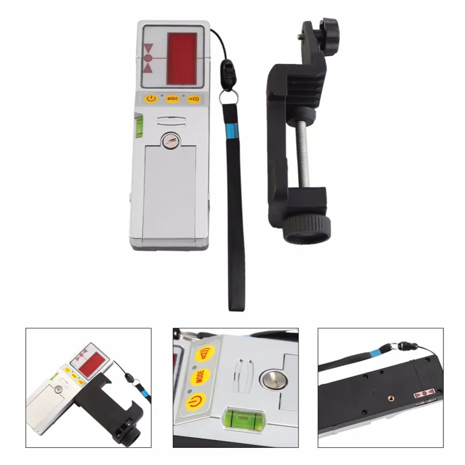 FD-9/FD-9G ตัวรับระดับเลเซอร์แสงสีแดงสีเขียวระดับอุปกรณ์เสริมกลางแจ้ง