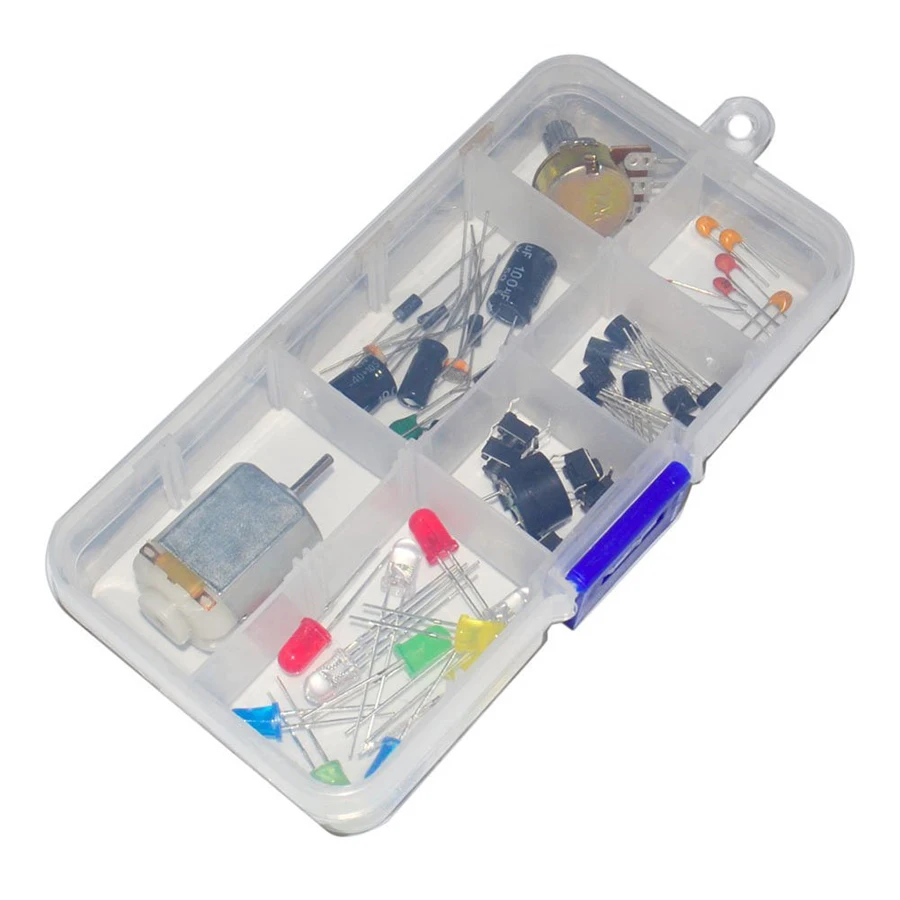 Electronic Universal Parts Kit Breadboard LED Cable Resistor Potentiometer Capacitance for UNO Kit