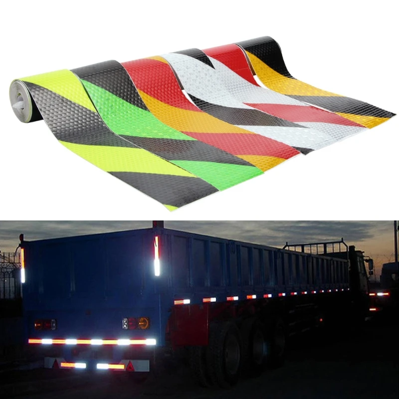 

Luxury PVC Safety Reflective Warning Tape Conspicuity Film Sticker Multicolor