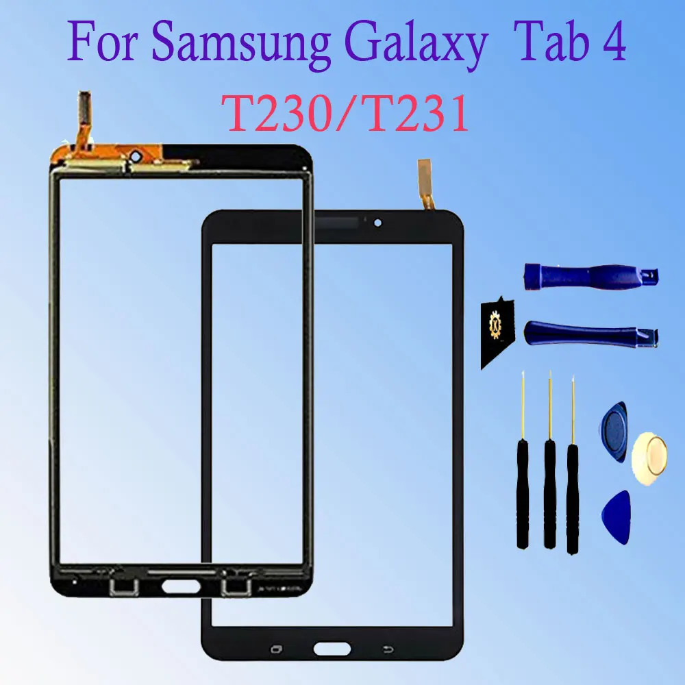 

New For Samsung Galaxy Tab 4 7.0 SM-T230 SM-T231 Tab 3 T210 T211 Touch Screen Digitizer Glass Sensor Panel Tablet PC Replacement