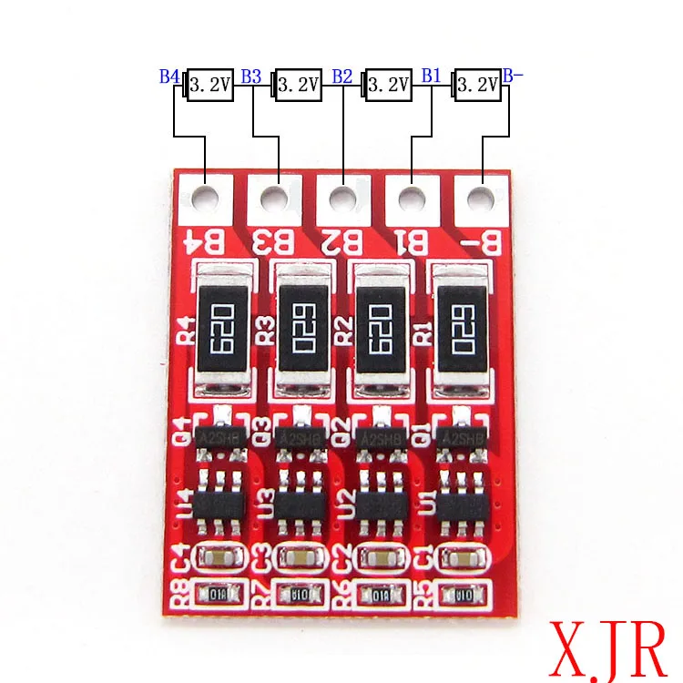 4S 3.6v LiFePo4 Balance Board Balancer Voltage 3.6V Current 58 mA