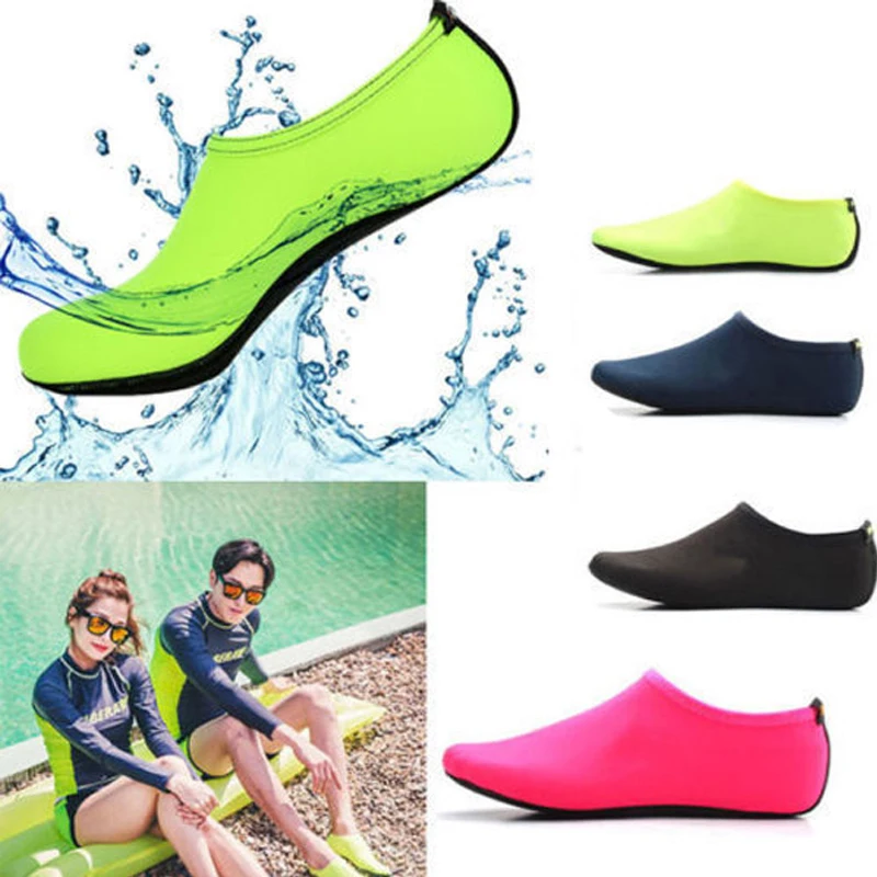 Calcetines de buceo con suela de neopreno para hombre y mujer, calzado de buceo, zapatos de agua, de secado rápido, antideslizantes, para natación,