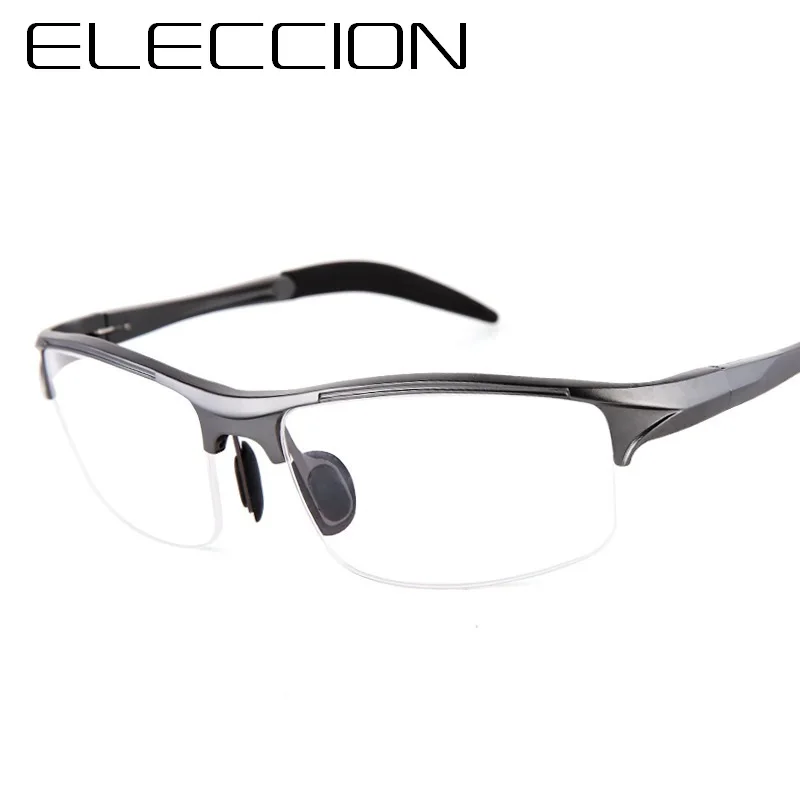 ELECCION Brand Prescription Men Glasses Frame Aluminium Magnesium Alloy Frame Spectacle Eyeglasses Myopia Glasses sports goggles