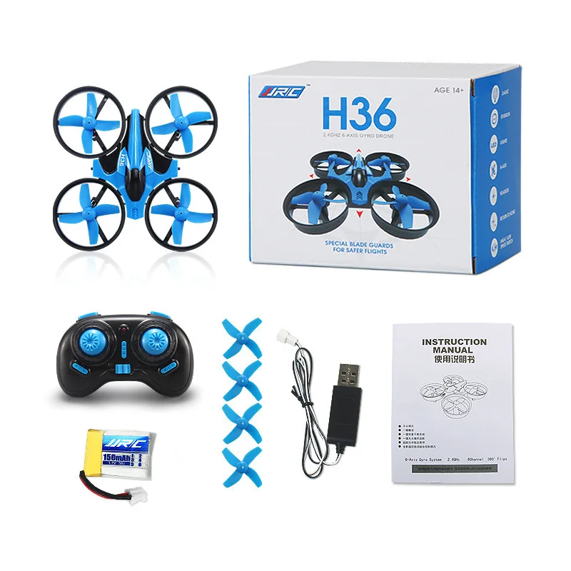 Più nuovo Mini Drone JJRC H36 RC Micro Quadcopter 2.4G 6 Assi Con Modalità di Una Chiave di Ritorno Senza Testa Elicottero Vs h8 Dron best Giocattoli