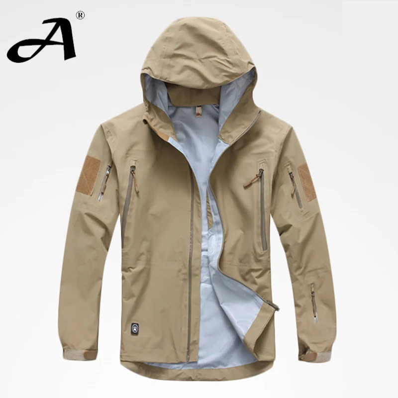 Chaqueta militar hombre camuflaje abrigo otoño cortaviento - imagen 3