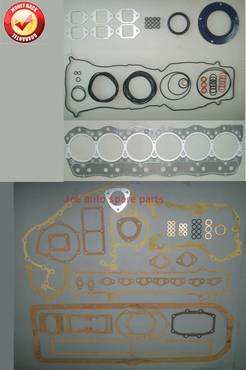 

6D15 6D15T Engine Full gasket set kit for Mitsubishi 6900 BUS MK116F MM116H MM516H 6900 truck FK116 FK215 FK216 FM316 D