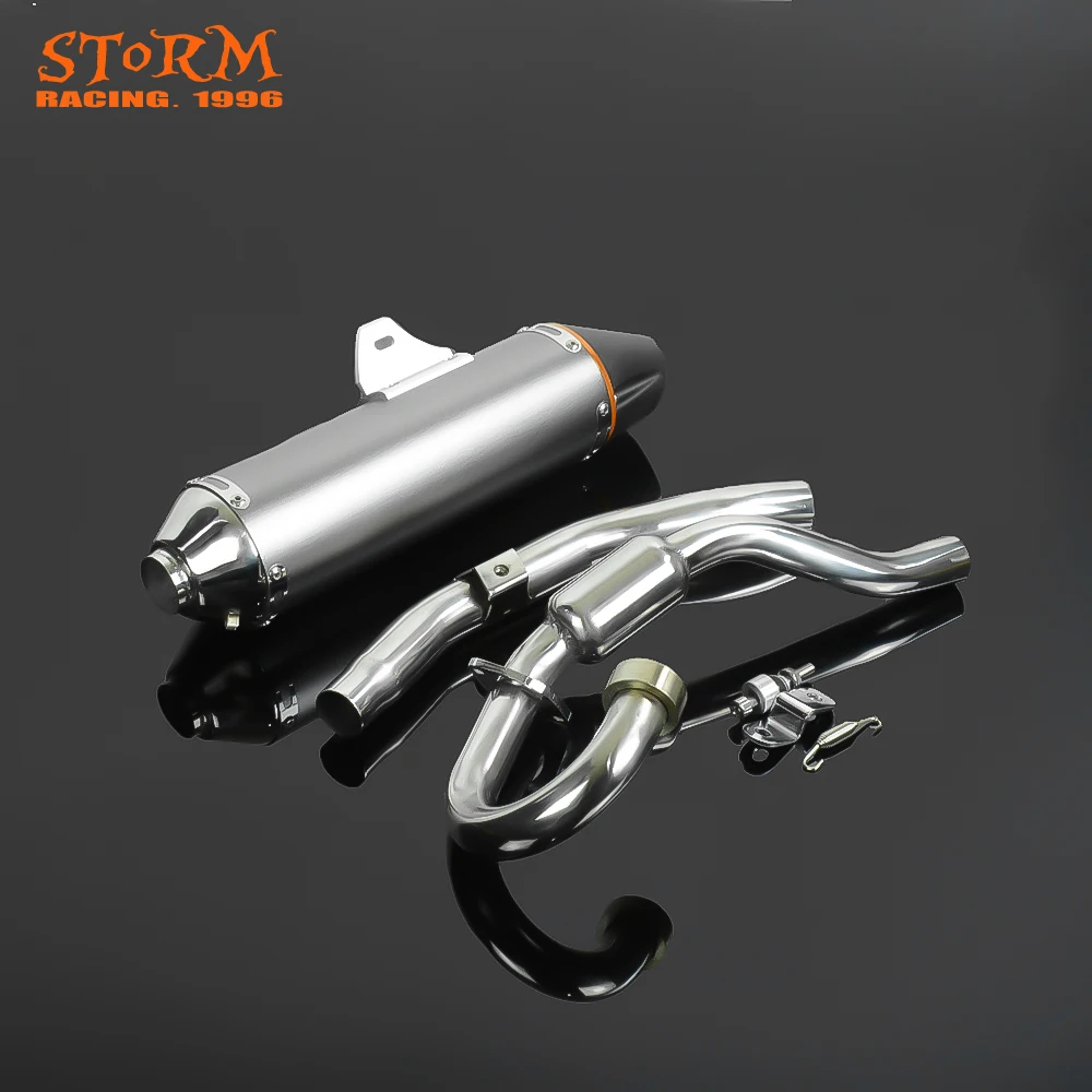 Complete Rear Exhaust Pipe Muffler Silencer System For Yamaha TTR230 TTR 230 2005-2016