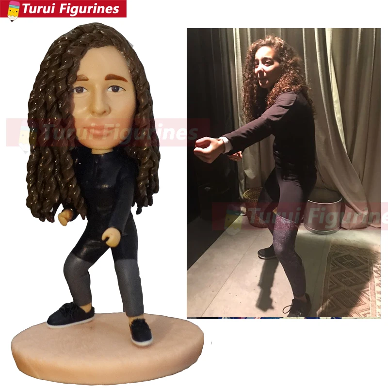 

girl kung fu figurine karate brands by Turui Figurines bobblehead big head ceramic commercial custom creator comics mini statue