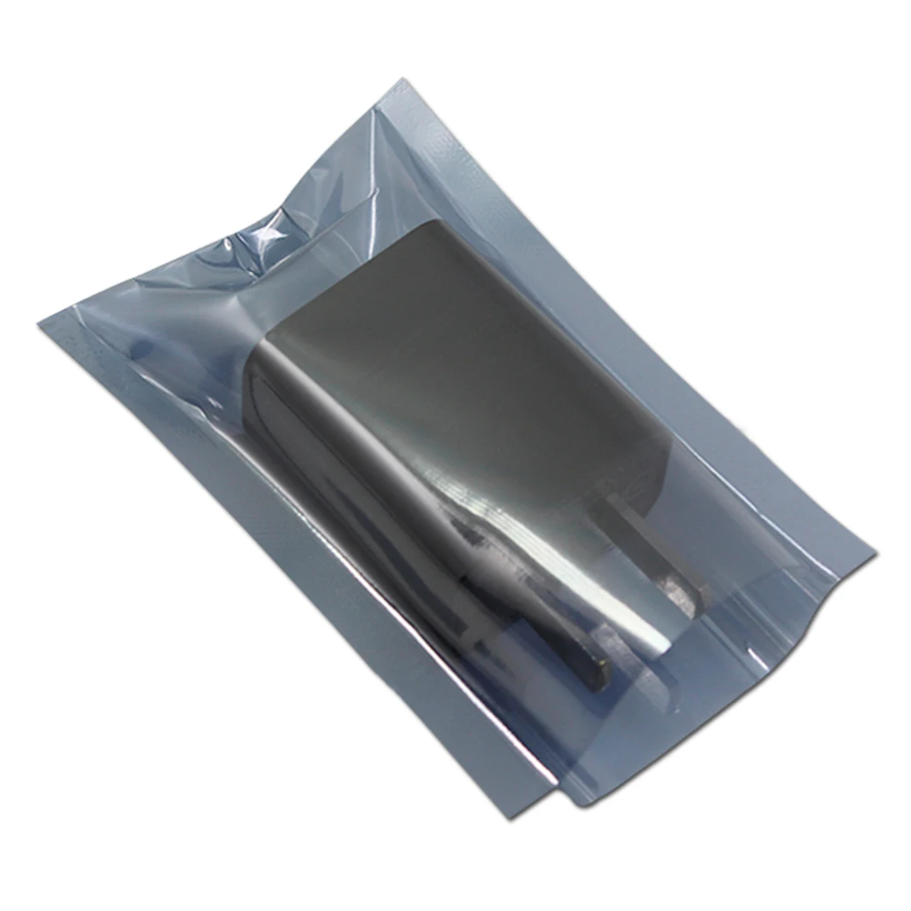 

DHL 4500Pcs/ Lot Open Top Antistatic Bag ESD Anti-static Bags Electronics Packing Pouches Plastic Shielding Packaging Bag