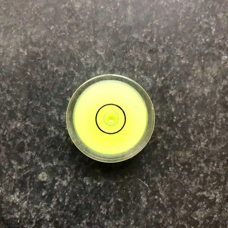(5 pezzi/lottp) QASE Livella universale Livella a bolla rotonda Livella a bolla circolare in plastica Dimensioni 25 * 10mm