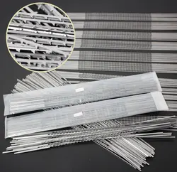 100 Pieces 310mm Scroll Saw Blades Cutting Curve 310*1.6*0.6mm Jig Saw Blades For Wood ( Saw Blade Width 1.6/1.8/2.0/2.4mm)