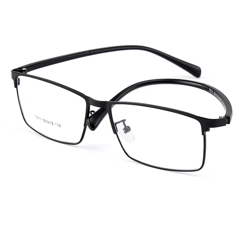Imagen 2 del producto Gmei-gafas ópticas de aleación de titanio para hombre, monturas para gafas, patillas flexibles, piernas, gafas de aleación de galvanoplastia IP Y7011