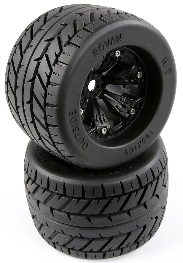 Rovan MONSTER BRUSHLESS TRUCK Road Wheel And Tyre Road fit 1/8 SAVAGE XL FLUX 4.6 5.9 RC CAR Part