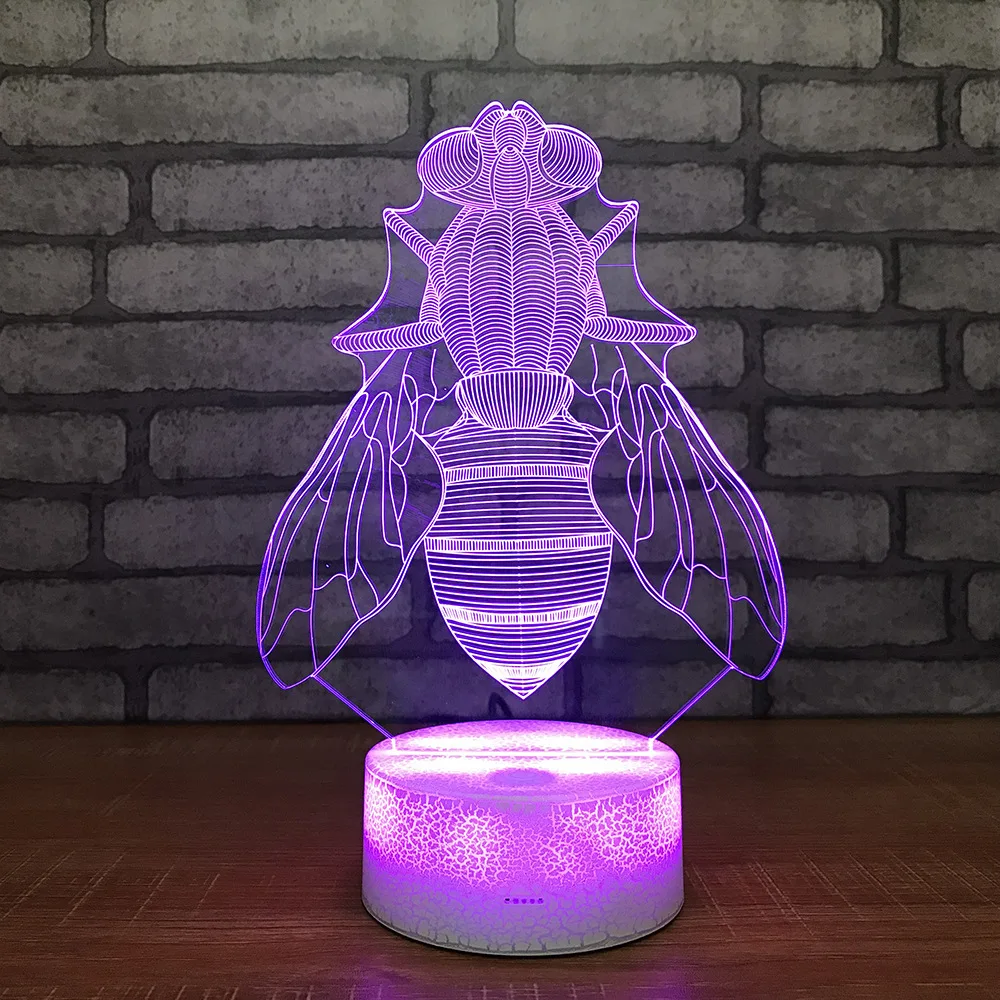 Factory Direct Supply 3d Small Lamp Creative Gift New Strange Place Vendor Led Night Light Wholesale 3d Light Fixtures