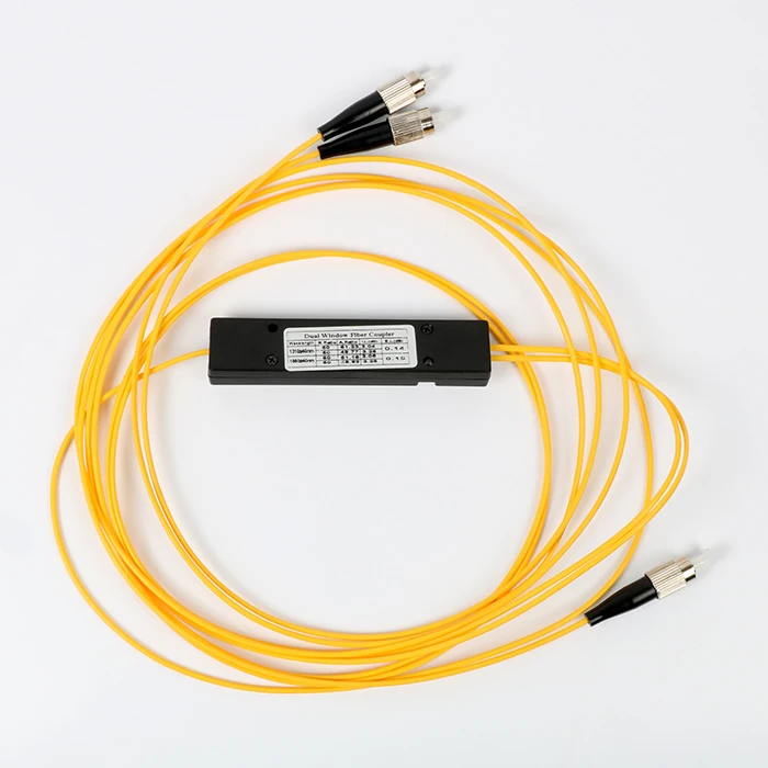 8 PCS FBT splitter mit FC Abs box dual fenster 30/70 90/10 80/20 verhältnis optische verschmolzen koppler für FTTH 3,0mm 1 m kostenloser versand