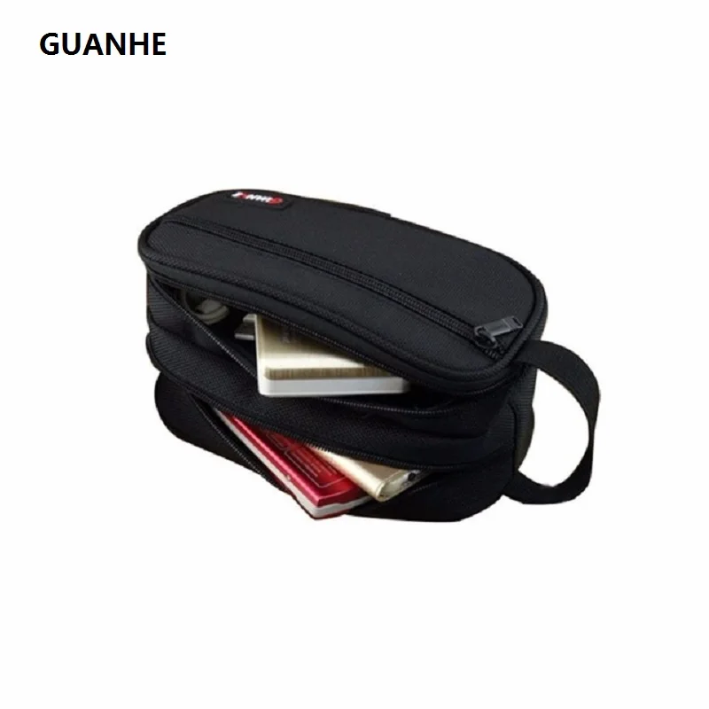 GUANHE Large Organizer Bag can put Hard Drive USB Flash Drive Cables Accessories Travel  For power bank USB cable