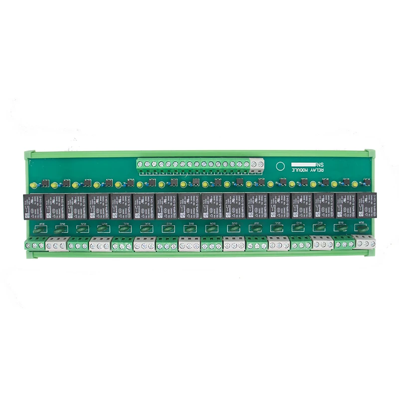 16 Channel T73 Interface Relay Module 24VDC DIN Rail Panel Mount