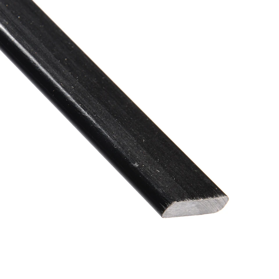 1 pair Mixed Fiberglass Bow Limbs High Strength 6mmx30mmx600mm Black/White 40-50 Pound for DIY Bow Archery Hunting Shooting image 4